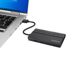 Load image into Gallery viewer, Simplecom CH329 Portable 4 Port USB 3.2 Gen1 (USB 3.0) 5Gbps Hub with Cable Storage
