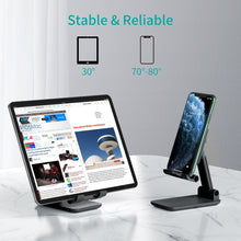 Load image into Gallery viewer, CHOETECH H88 Adjustable Desk Phone/Tablet Stand Black
