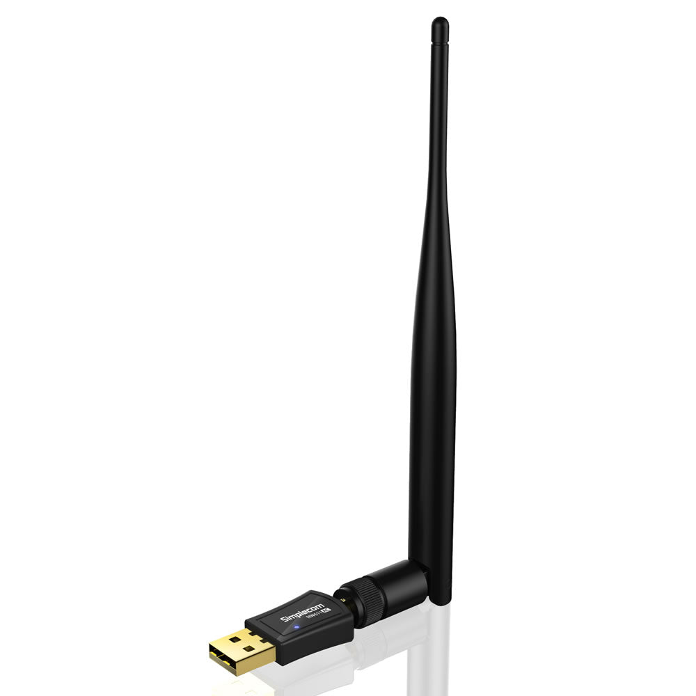 Simplecom NW611 AC600 WiFi Dual Band USB Adapter with 5dBi High Gain Antenna - Oceania Mart
