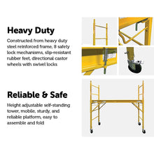 Load image into Gallery viewer, Mobile Safety High Scaffold / Ladder Tool -450KG
