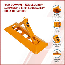 Load image into Gallery viewer, Fold Down Vehicle Security Car Parking Spot Lock Safety Bollard Barrier
