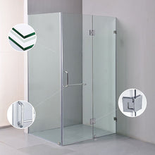 Load image into Gallery viewer, 1100 x 1000mm Frameless 10mm Glass Shower Screen By Della Francesca
