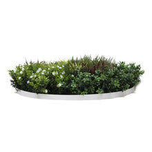 Load image into Gallery viewer, Slimline Artificial Green Wall Disc Art 90cm Green Field UV Resistant (Fresh White)
