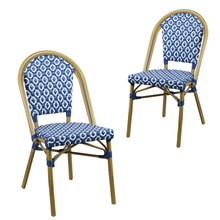 Load image into Gallery viewer, Lana Blue Outdoor Dining Chair Set
