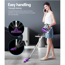 Load image into Gallery viewer, Devanti Corded Handheld Bagless Vacuum Cleaner - Purple and Silver - Oceania Mart
