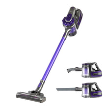 Load image into Gallery viewer, Devanti 150 Cordless Handheld Stick Vacuum Cleaner 2 Speed   Purple And Grey
