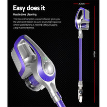 Load image into Gallery viewer, Devanti Cordless Stick Vacuum Cleaner - Purple &amp; Grey - Oceania Mart
