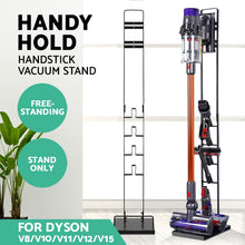 Load image into Gallery viewer, Artiss Freestanding Dyson Vacuum Stand Rack Holder for Dyson V6 V7 V8 V10 V11 V12 Black

