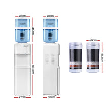 Load image into Gallery viewer, Devanti 22L Water Cooler Dispenser Hot Cold Taps Purifier Filter Replacement
