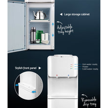 Load image into Gallery viewer, Devanti Water Cooler Dispenser Bottle Filter Purifier Hot Cold Taps Free Standing Office
