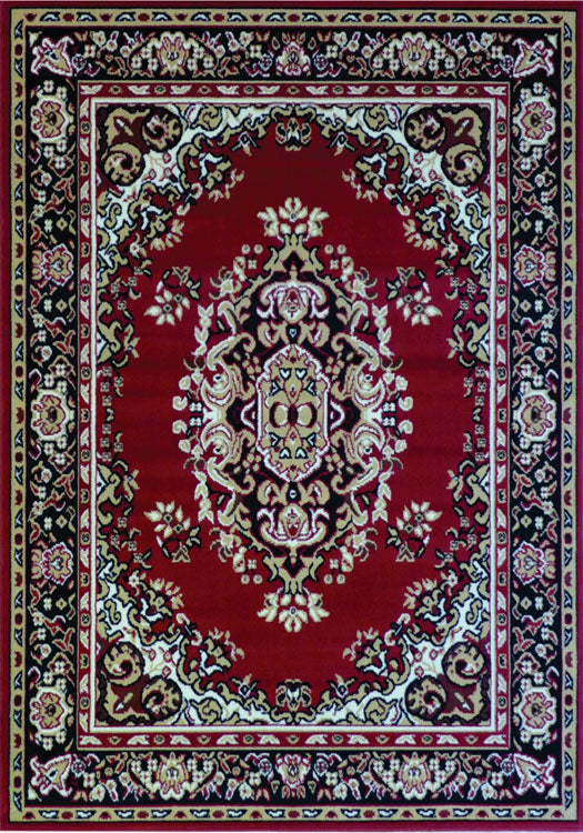 ALLURE 200X290 BORDEAUX TRADITIONAL QUALITY RUG C17135/203 - Oceania Mart