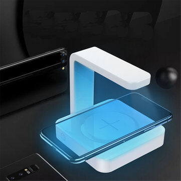 Portable UV Light Smart Phone Sanitizer With Wireless Charger Aromatherapy Function Disinfector Phone Sterilizer Box - Oceania Mart