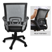 Load image into Gallery viewer, 2 x Ergonomic Mesh Computer Home Office Desk Midback Task Black Adjustable Chair - Oceania Mart

