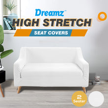 Load image into Gallery viewer, DreamZ Couch Stretch Sofa Lounge Cover Protector Slipcover 2 Seater Off White - Oceania Mart
