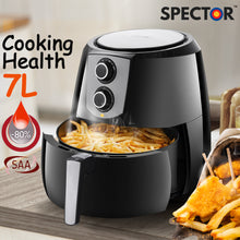 Load image into Gallery viewer, Spector 1800W 7L Air Fryer Healthy Cooker Low Fat Oil Free Kitchen Oven in Black - Oceania Mart
