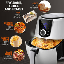 Load image into Gallery viewer, Spector 7L Air Fryer LCD Healthy Cooker Low Fat OilFree Kitchen Oven 1800W White - Oceania Mart
