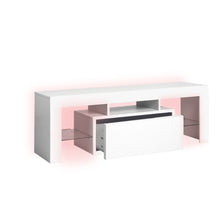 Load image into Gallery viewer, TV Cabinet Entertainment Unit Stand RGB LED Furniture Wooden Shelf 130cm

