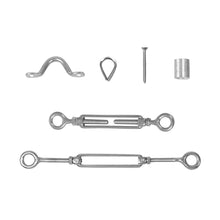 Load image into Gallery viewer, Traderight  Wire Rope DIY Balustrade Kit 10 Set Stainless Steel Grade316 Eye/Eye - Oceania Mart
