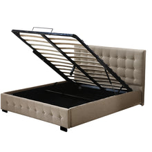 Load image into Gallery viewer, Levede Bed Frame Base With Gas Lift King Size Platform Fabric
