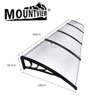 Load image into Gallery viewer, Door Window Awning Outdoor Canopy UV Patio Sun Shield Rain Cover DIY 1M X 4M - Oceania Mart
