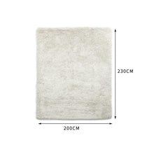 Load image into Gallery viewer, Designer Soft Shag Shaggy Floor Confetti Rug Carpet Home Decor 200x230cm Cream - Oceania Mart

