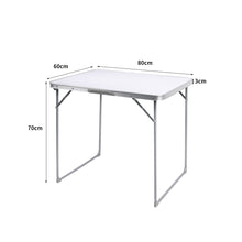 Load image into Gallery viewer, Folding Camping Table Aluminium Portable Outdoor Picnic Foldable Tables BBQ Desk - Oceania Mart
