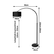 Load image into Gallery viewer, Modern LED Floor Lamp Reading Light Free Standing Height Adjustable Marble Base - Oceania Mart
