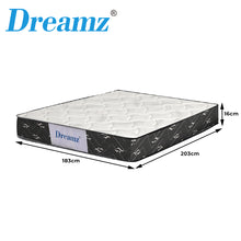 Load image into Gallery viewer, Dreamz Bedding Mattress King Size Premium Bed Top Spring Foam Medium Soft 16CM - Oceania Mart
