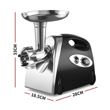 Load image into Gallery viewer, 2800W Electric Meat Grinder Mincer Sausage Filler Kibbe Maker Stuffer Kitchen Black - Oceania Mart
