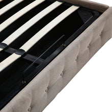 Load image into Gallery viewer, Levede Bed Frame Base With Gas Lift Queen Size Platform Fabric
