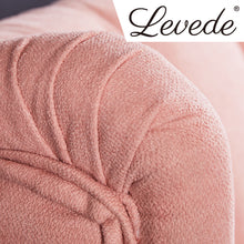 Load image into Gallery viewer, Levede Bed Frame Velvet Base Bedhead Headboard Queen Size Wooden Platform Pink
