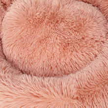 Load image into Gallery viewer, Pet Bed Cat Dog Donut Nest Calming Kennel Cave Deep Sleeping Pink M - Oceania Mart
