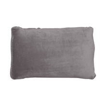 Load image into Gallery viewer, Luxury Flannel Quilt Cover with Pillowcase Silver Grey Super King - Oceania Mart
