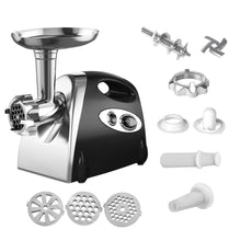 Load image into Gallery viewer, 2800W Electric Meat Grinder Mincer Sausage Filler Kibbe Maker Stuffer Kitchen Black - Oceania Mart
