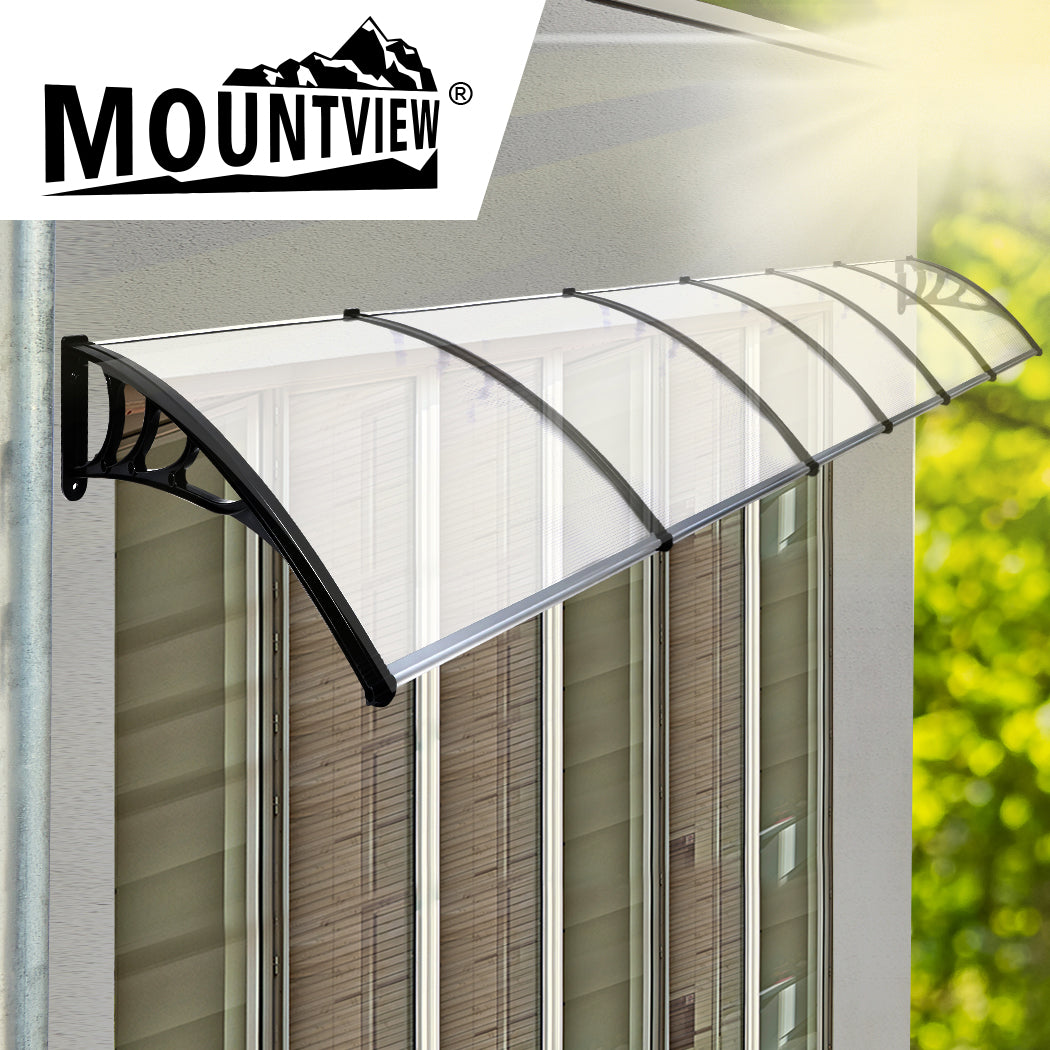 Door Window Awning Outdoor Canopy UV Patio Sun Shield Rain Cover DIY 1M X 6M - Oceania Mart