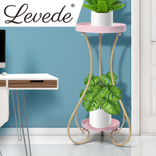 Load image into Gallery viewer, Levede Plant Stand 2 Tiers Outdoor Indoor Metal Flower Pots Rack Garden Shelf - Oceania Mart
