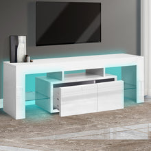 Load image into Gallery viewer, Levede TV Cabinet Entertainment Unit Stand RGB LED Furniture Wooden Shelf 160cm
