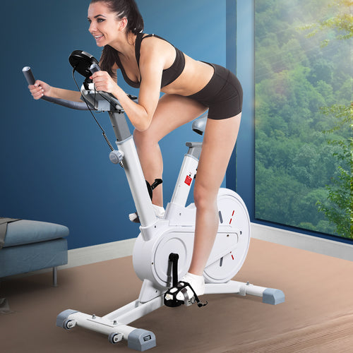 Spin Bike Magnetic Fitness Exercise Bike Flywheel Commercial Home Gym Workout - Oceania Mart