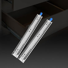 Load image into Gallery viewer, 150KG Drawer Slides 750MM Full Extension Soft Close Locking Ball Bearing Pair - Oceania Mart
