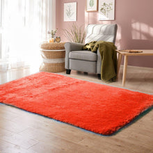 Load image into Gallery viewer, Designer Soft Shag Shaggy Floor Confetti Rug Carpet Home Decor 300x200cm Red - Oceania Mart
