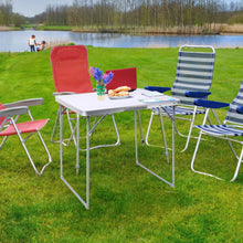 Load image into Gallery viewer, Folding Camping Table Aluminium Portable Outdoor Picnic Foldable Tables BBQ Desk - Oceania Mart
