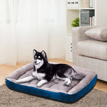 Load image into Gallery viewer, PaWz Pet Bed Dog Beds Bedding Mattress Mat Cushion Soft Pad Pads Mats L Navy
