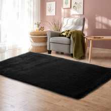Load image into Gallery viewer, Designer Soft Shag Shaggy Floor Confetti Rug Carpet Home Decor 200x230cm Black - Oceania Mart
