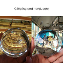 Load image into Gallery viewer, Clear Glass Healing Crystal Ball Sphere Photography Props Lens ball Decor Gifts - Oceania Mart
