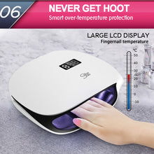 Load image into Gallery viewer, Salon Chic LED UV Nail Lamp Gel Polish Dryer Manicure Curing Smart Sensor Light - Oceania Mart
